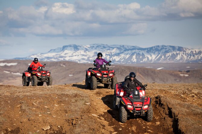 1 Hour ATV Quad Tour : Pick up from Reykjavik (2 persons per ATV) - Leaving Reykjavik for the open country