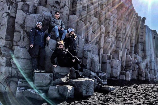 10 Hours Private Luxury Tour of South Coast - Dyrhólaey and Reynisfjara: cliffs, sea stacks, and black sand