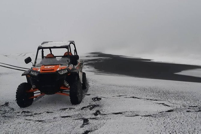2-Hour Black Sand Beach Buggy Tour from Hella - The shore, surf, and volcanic scenery