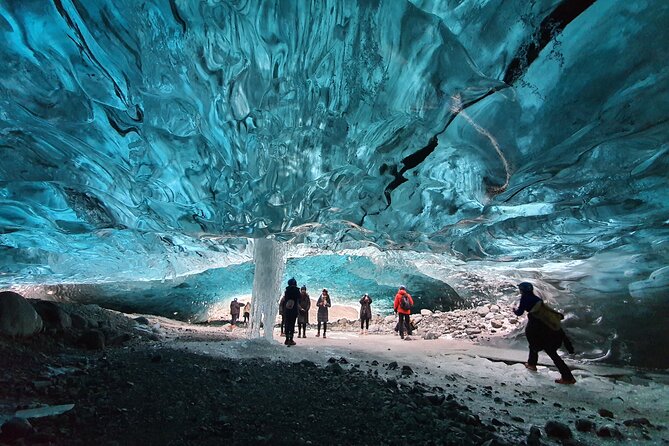 3-Day Golden Circle, South Coast & Ice Cave - Small Group Tour - The blue ice cave by superjeep