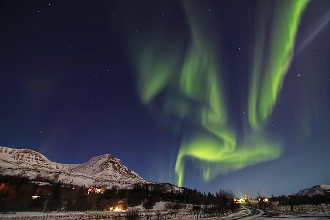 4x4 Reykjavik Northern Lights Tour with Photographer — Aurora RVK - Leaving Reykjavik after dark
