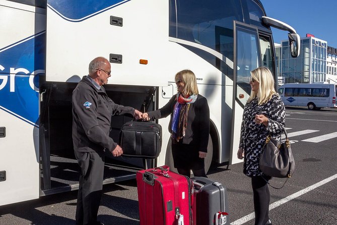 Airport Express Shared Arrival Transfer from Keflavik Airport to Reykjavik Hotels - Changing Buses in Reykjavik