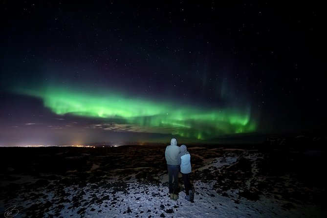 Aurora/Northern light hunt and photos (photography help provided) - Leaving Reykjavik behind after dark