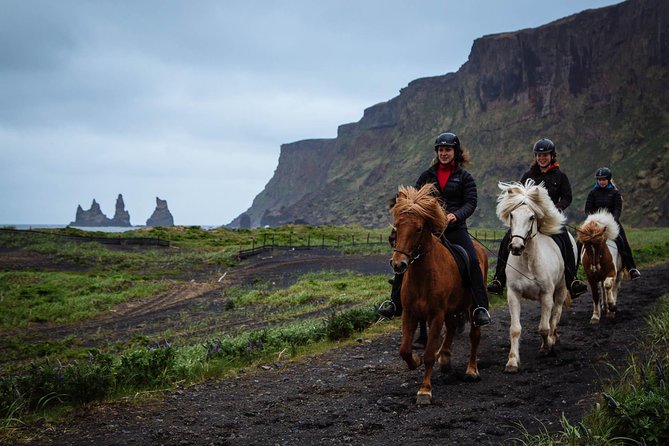 Black Sand Beach Horse Riding Tour from Vik - Riding to Vík’s black sand beach