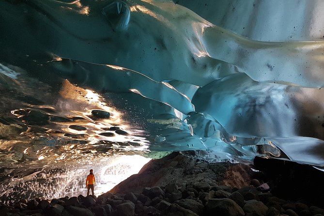 Blue Ice Cave Adventure - The hike across rough ground