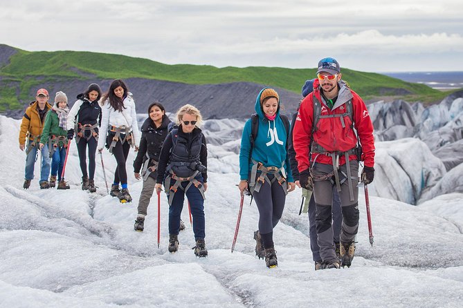 Blue Ice Discovery – Guided Glacier Hike from Skaftafell - Getting fitted with crampons and glacier gear