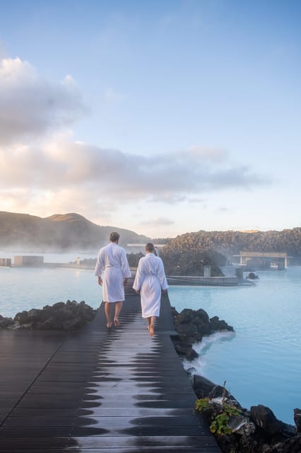 Blue Lagoon: Premium Admission with Drinks and Face Masks - Walking through the 300-meter lava corridor