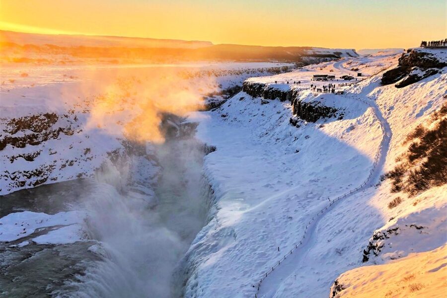 From Reykjavik: Best of Golden Circle Guided Tour - Gullfoss: spray, stone, and a powerful river