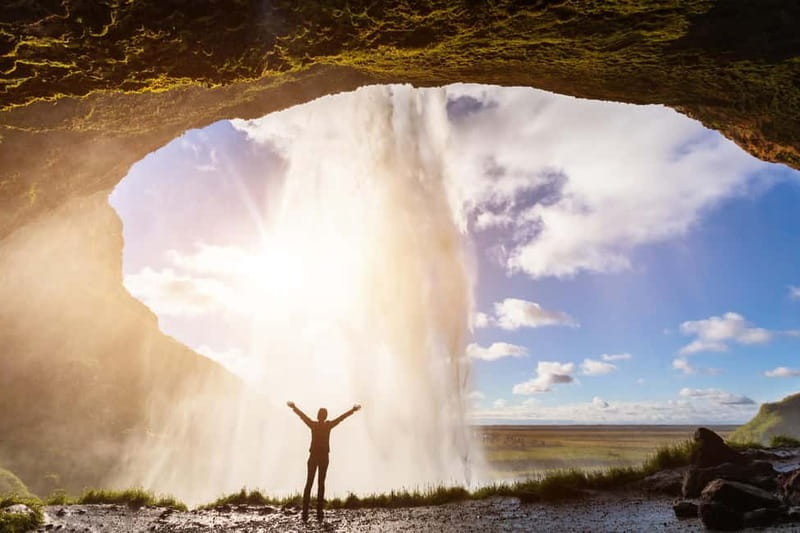 From Reykjavík: South Coast Highlights Day Tour - Skógafoss brings the first big rush of water