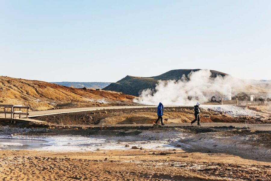 From Reykjavík: Volcanoes and Blue Lagoon Day Trip - What the hike feels like in practice