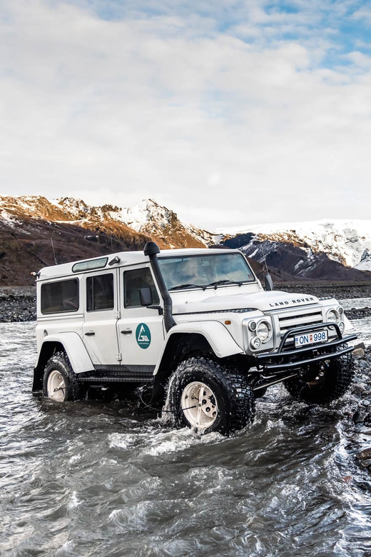 From Rvk: Private Day-Tour to Thorsmork with Mountain Hike - Crossing rivers in a giant-wheeled jeep