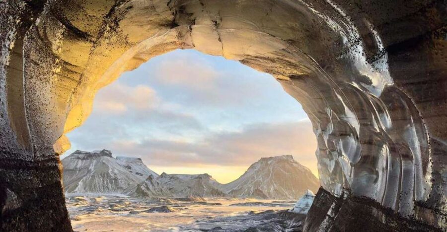 From Vik: Katla Ice Cave Small-Group Tour - Walking to the natural ice cave