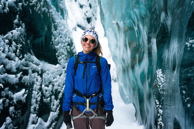 Glacier and Ice Cave Private Photoshoot - 15 Shot Photo Package - Exploring multiple ice caves with a photographer