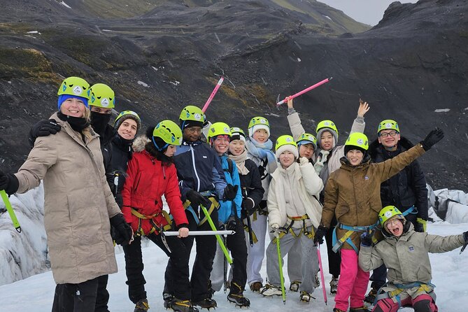 Glacier Hike Experience on Sólheimajökull - Meet on location - Gearing up with crampons and an ice pick