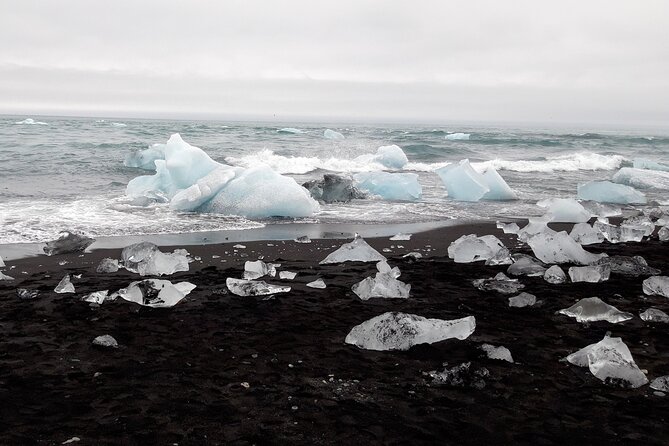 Glacier Lagoon Private Tour with Private Zodiac boat ride on the Iceberg Lagoon - Seljalandsfoss begins the South Coast route