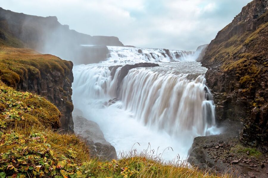 Golden Circle and Kerið Crater Small Group Tour - Gullfoss: a waterfall with real force
