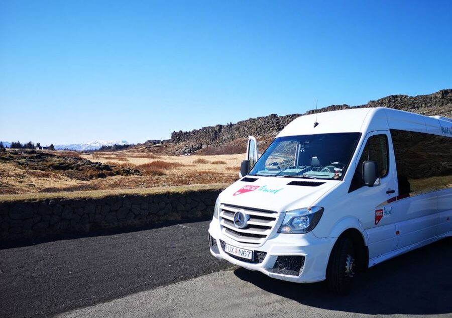 Golden Circle and Kerið Crater Small Group Tour - What the bus ride is really like