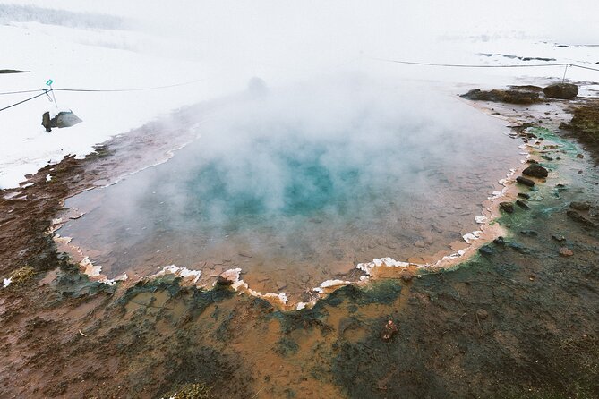 Golden Circle, Kerid and Sky Lagoon Small Group Day Tour - Kerid crater adds a striking volcanic view