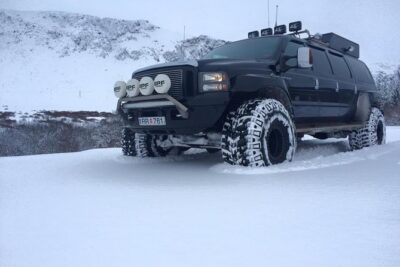 Golden Circle Super Jeep Adventure with Snowmobiling on Glacier