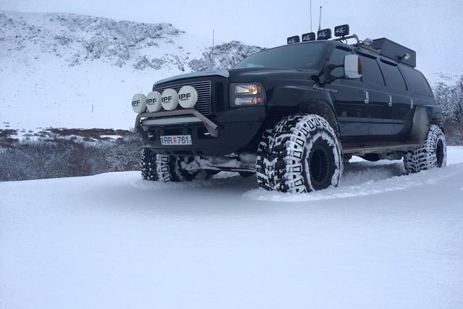 Golden Circle Super Jeep Adventure with Snowmobiling on Glacier - Thingvellir: Iceland’s dramatic first stop