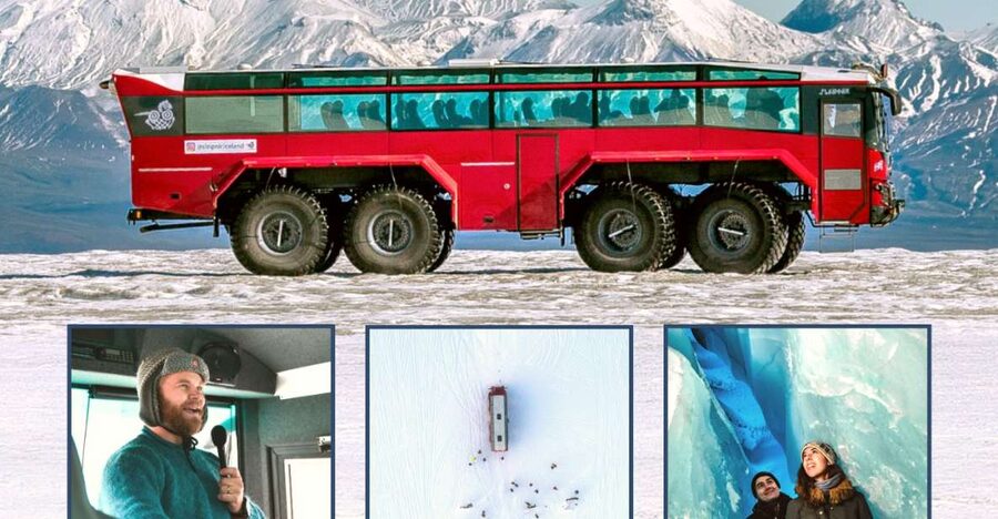 Gullfoss: Ice Cave and Glacier Tour in Glacier Monster Truck - A 15-minute pause for photos and fresh air