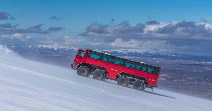 Gullfoss: Sleipnir Monster Truck Tour of Langjökull Glacier - A pop-up cafe on the ice