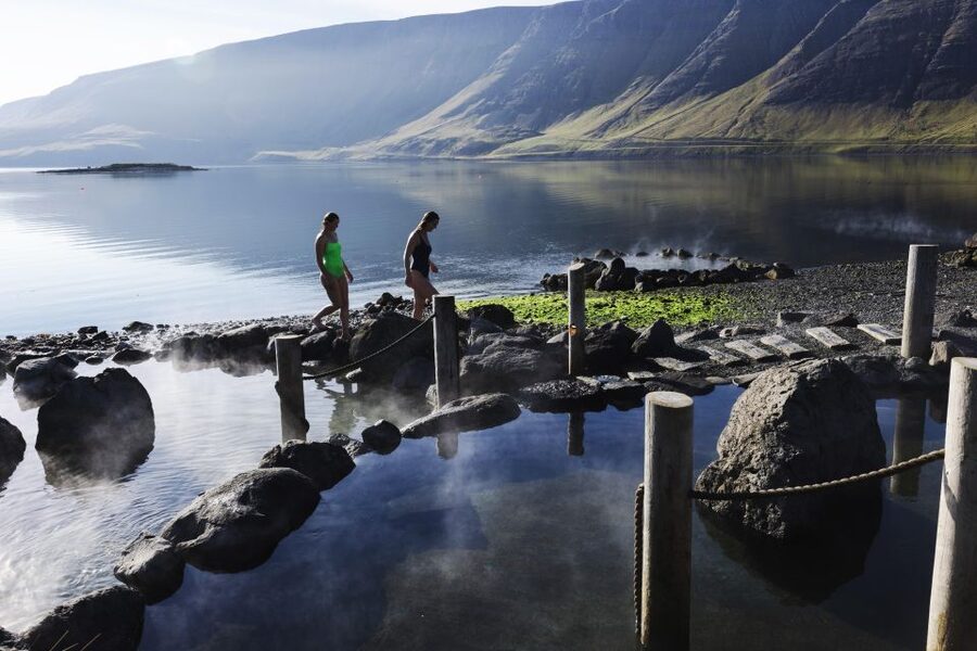 Hvammsvik Hot Springs: Admission Package - Arriving at the hot springs