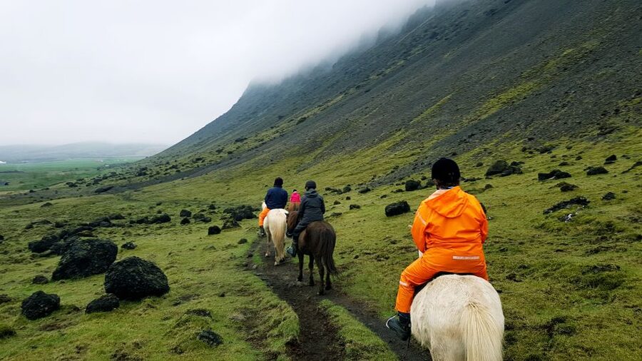 Hveragerdi: Reykjadalur (Hotspring Valley) Horse Riding Tour - Riding into Reykjadalur from Hveragerði