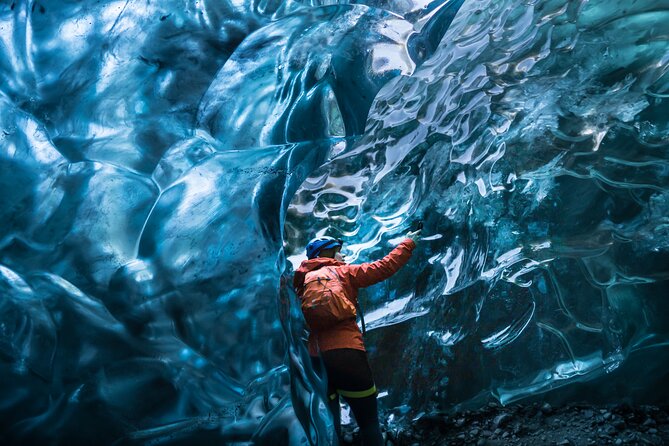 Ice Cave and Glacier Walk into Blue Glacier Canyon - Moulins, blue holes, and the parts larger groups miss