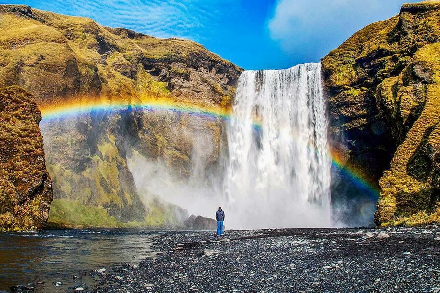 Iceland: Full-Day South Coast, Black Beach & Waterfalls Tour - Seljalandsfoss: walking behind the falling water