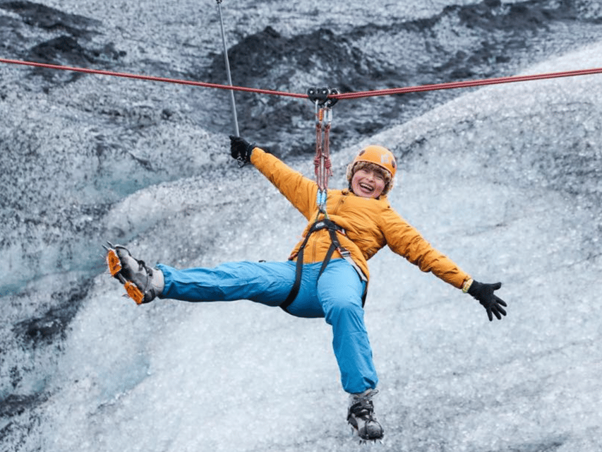 Iceland: Glacier Zip Line Tour with Hike or Ice Cave Visit - Guides, safety, and group size