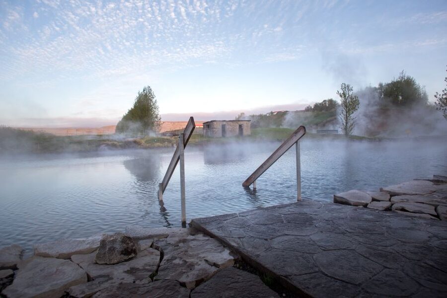 Iceland Secret Lagoon Admission Ticket - The changing rooms, showers, and lockers