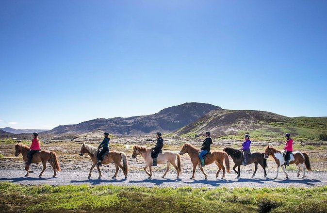 Icelandic Horseback Riding Tour with Pickup Option from Reykjavik - How the group splits after the first part