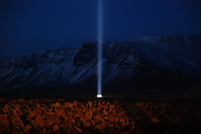 Imagine Peace Tower Tour on Viðey island | John Lennon tribute - Sailing from Reykjavik Old Harbour to Viðey