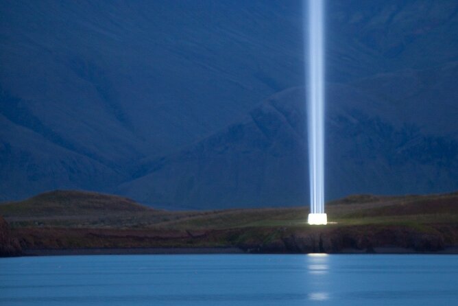 Imagine Peace Tower Tour on Viðey island | John Lennon tribute - The guide adds much more than a short explanation