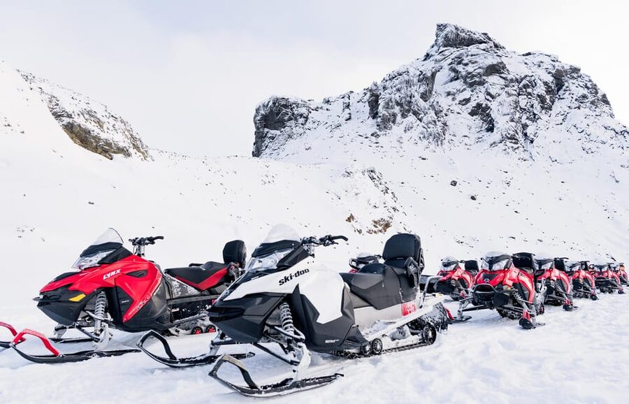 Into the Glacier: Snowmobile + Langjökull Ice Tunnel Combo - Reaching Langjökull in a glacier truck