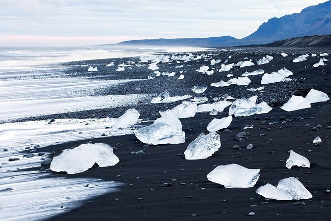 Jökulsárlón Glacier Lagoon, Diamond Beach and secret glaciers (from Djúpivogur) - Riding the monster truck toward Vatnajökull