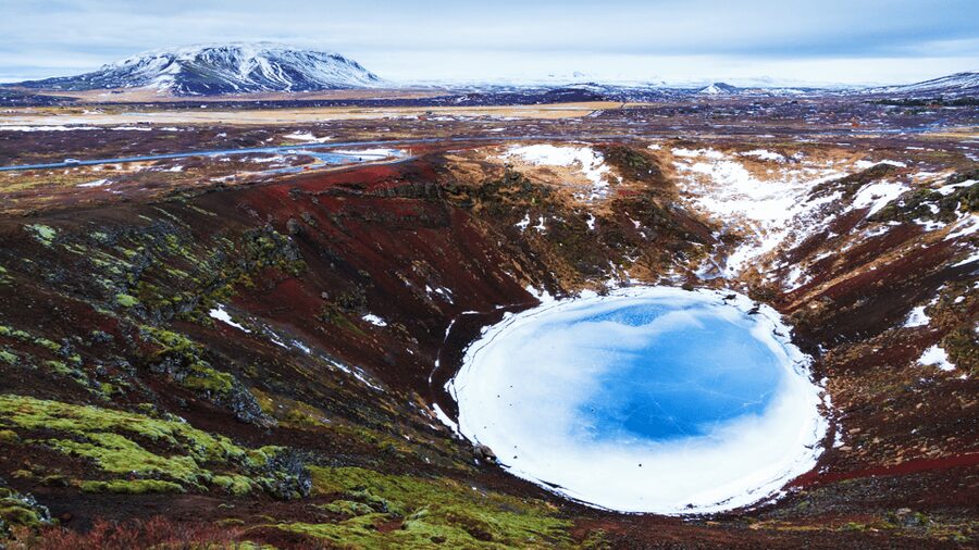 Kerið Volcanic Crater Admission Ticket - How the Crater Was Formed