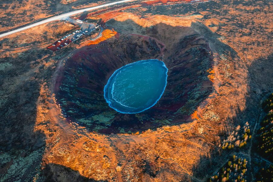 Kerið Volcanic Crater Admission Ticket - Sunrise, Daylight, and Seasonal Timing