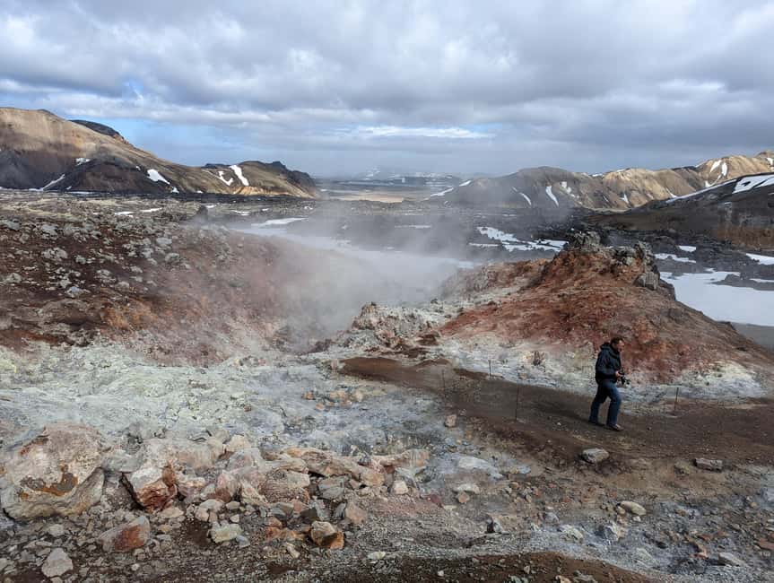 Landmannalaugar Jeep Tour - Ljótipollur and the red crater walls