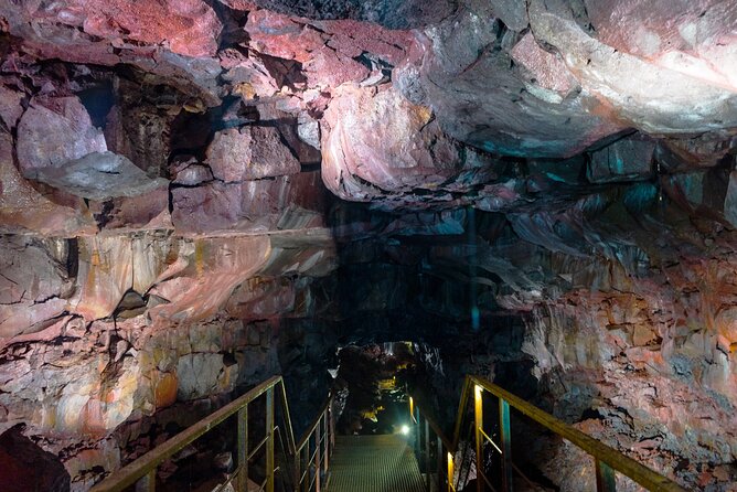 Lava Caving Experience - Helmets, head torches, and winter footing