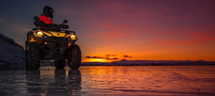 Midnight Sun ATV Tour - Hafrafjall: Your First Mountain Climb