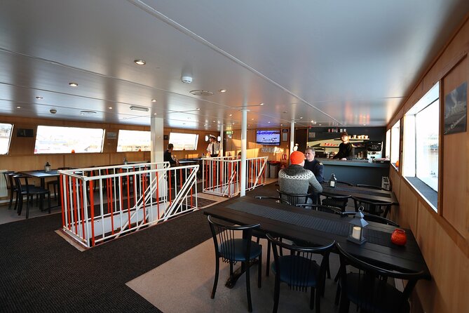 New Years Fireworks by Boat from Reykjavik - Indoor comfort, outdoor views, and the cold