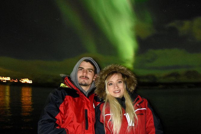 Northern Lights Cruise from Downtown Reykjavik - The Reykjavik skyline is part of the show