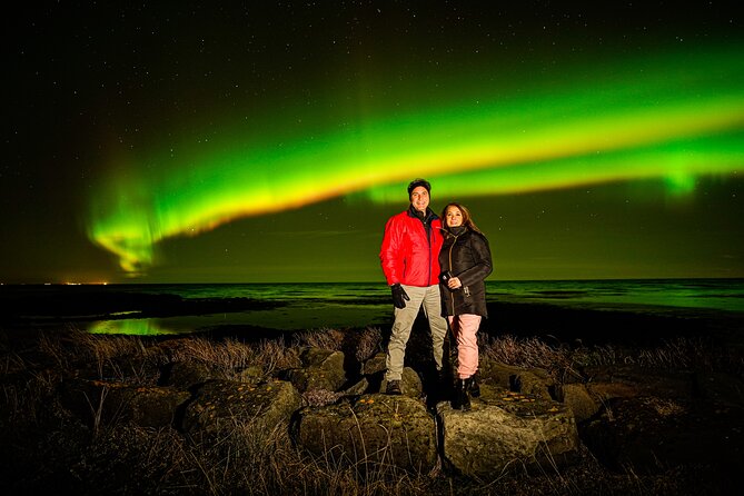 Northern Lights Tour with Photos, Snacks, Warm Snowsuits, Chairs - Waiting beneath the stars, not inside a bus