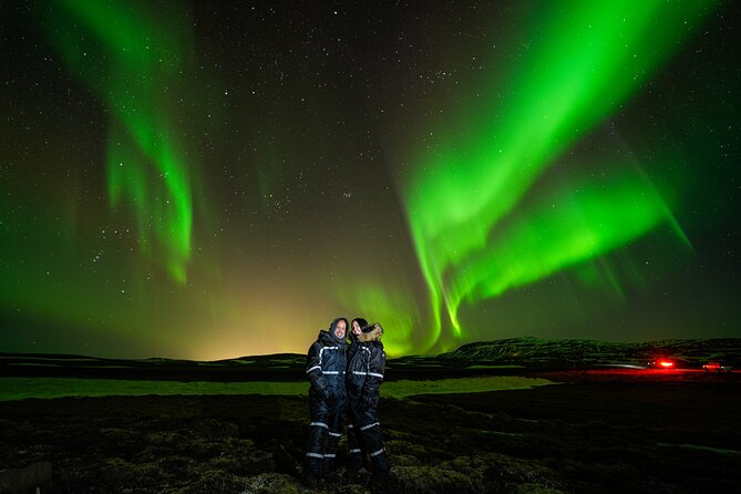 Northern Lights Tour with Photos, Snacks, Warm Snowsuits, Chairs - Leaving Reykjavík for the southern region