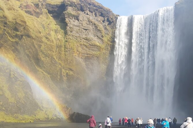 Private Day Tour: Explore Iceland’s South Coast & Glacier Hike - Skógafoss delivers the big waterfall moment