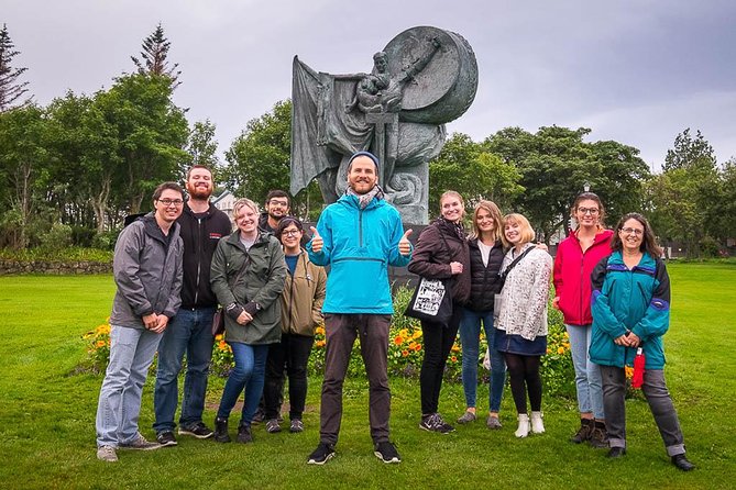 Private Folklore Walking Tour - Meet the Elves, Trolls & Ghosts of Iceland - Finding an elf-stone near the museum
