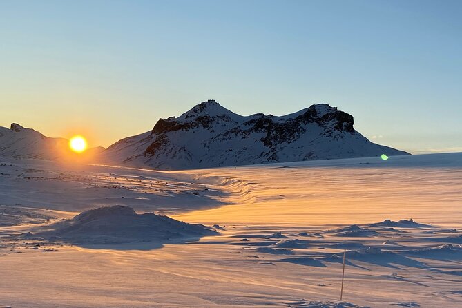 Private Golden circle and glacier super jeep tour from Reykjavik - Langjökull, the day’s defining stretch