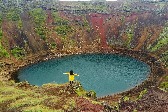 Private Golden Circle Tour in Iceland With 5+ Attractions - Kerid Crater, a compact volcanic viewpoint